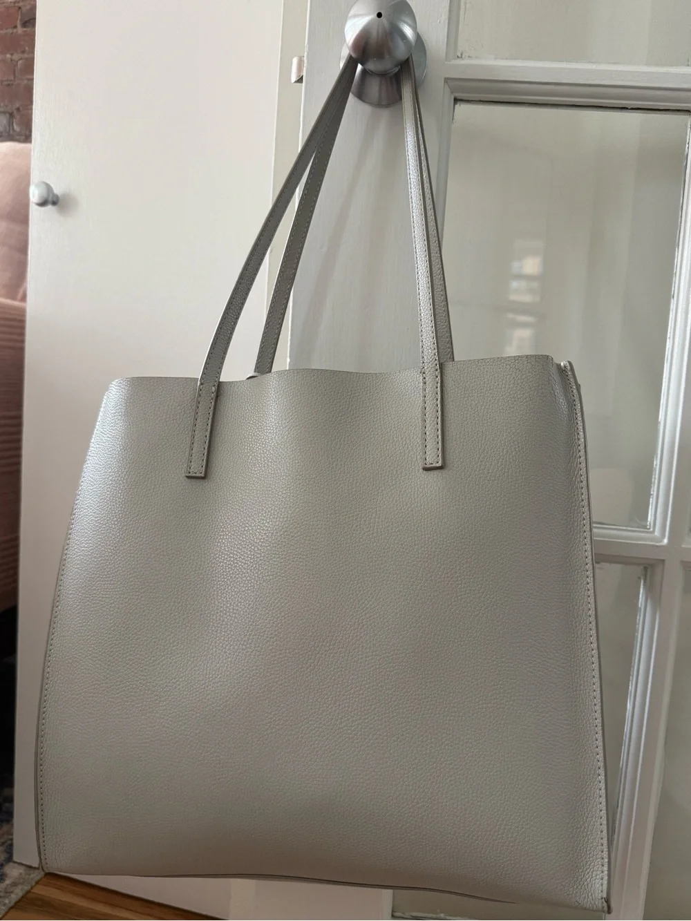 Marc Jacobs Pebbled Leather Tote in Light Grey - Picture 2 of 5